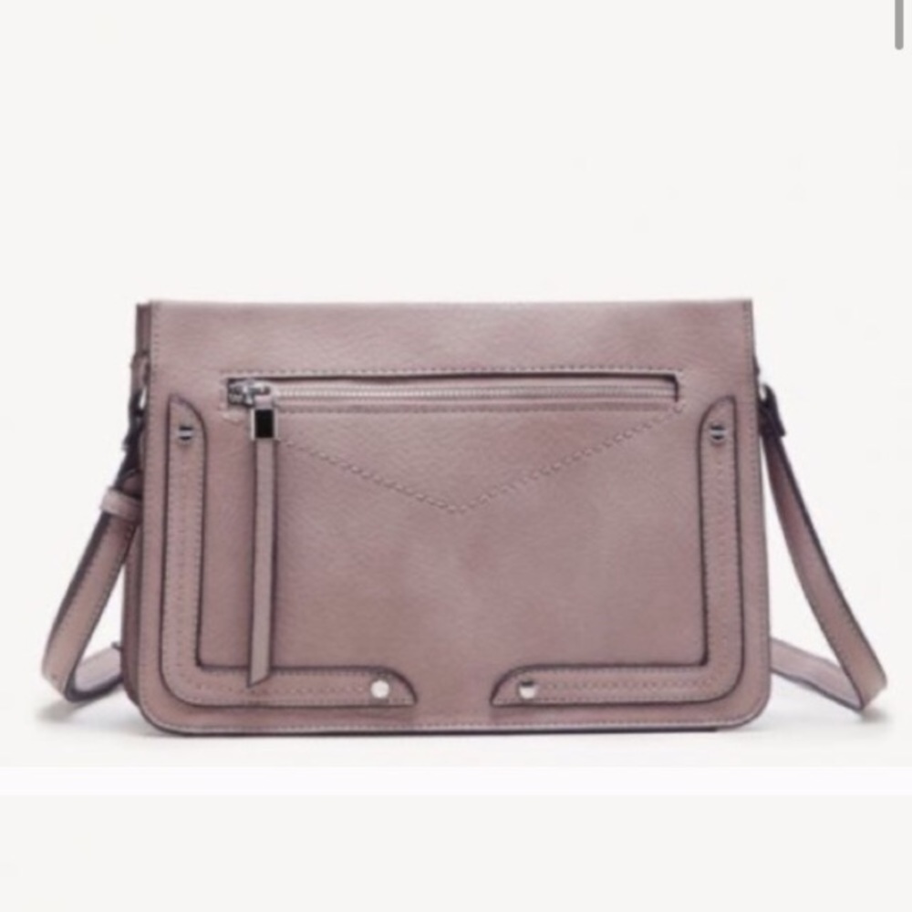 Sole Society mauve ledo crossbody bag